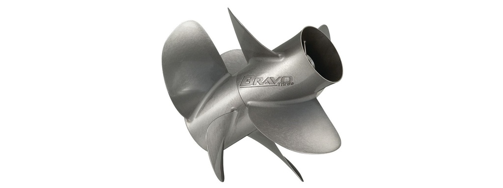 [48 8M0074865] Bravo Three Diesel Propeller 16 X 21 LH SS 4 BL - Front (8M0074865)