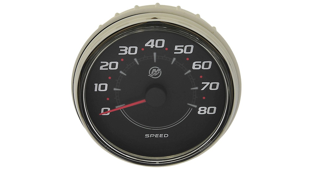 [79 8M0052857] SPEEDOMETER 110MM BLACK FACE GLASS LENS (8M0052857)