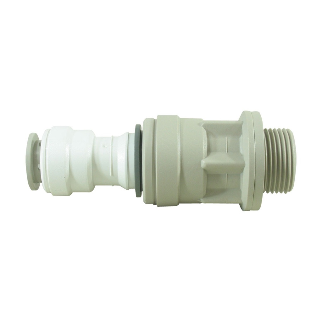 [136650-BLA] WHALE SYSTEM 15 THREAD ADAPTER 3/4" BSP MALE (136650)