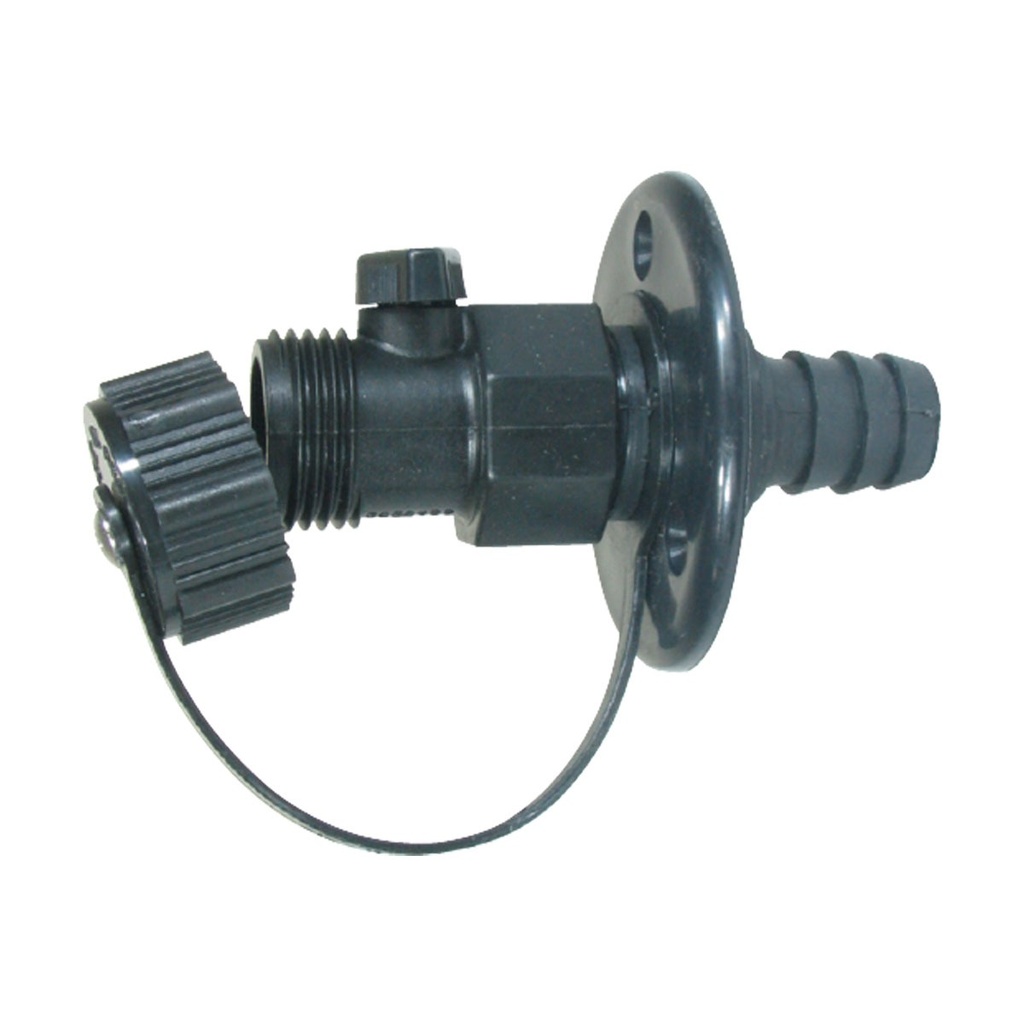 [138800-BLA] BLA THROUGH DECK HOSE FITTING (138800)