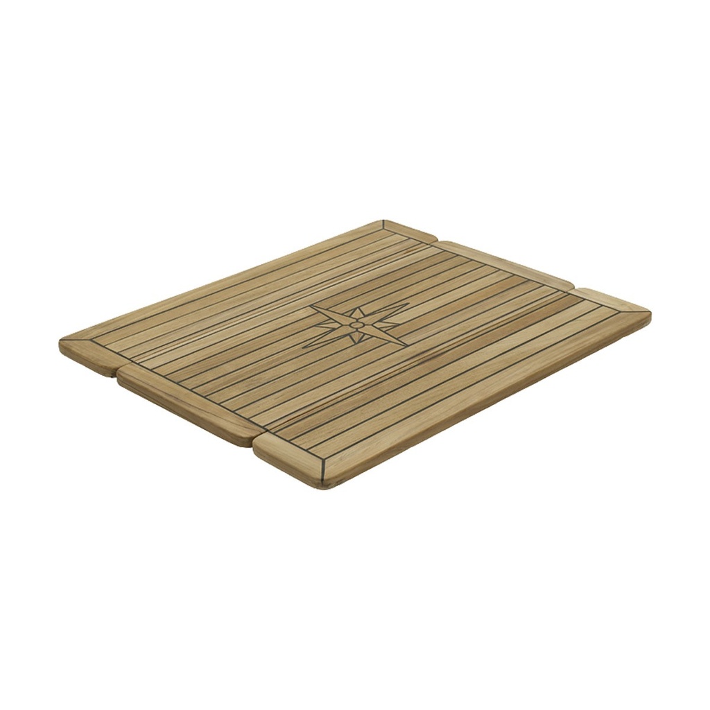 [139450-BLA] NAUTIC STAR RECTANGULAR FOLDING TEAK TABLE 800MM X 680MM (139450)