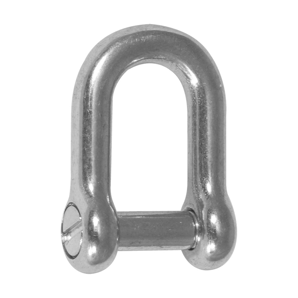 [161040-BLA] BLA STAINLESS STEEL COUNTERSUNK PIN D SHACKLE G316 8MM (161040)