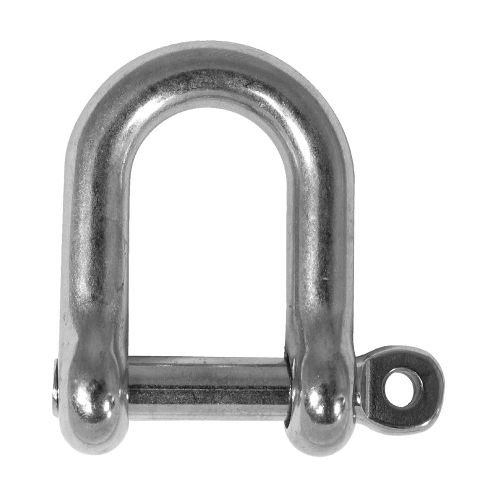[161066-BLA] BLA STAINLESS STEEL CAPTIVE PIN D SHACKLE G316 8MM (161066)