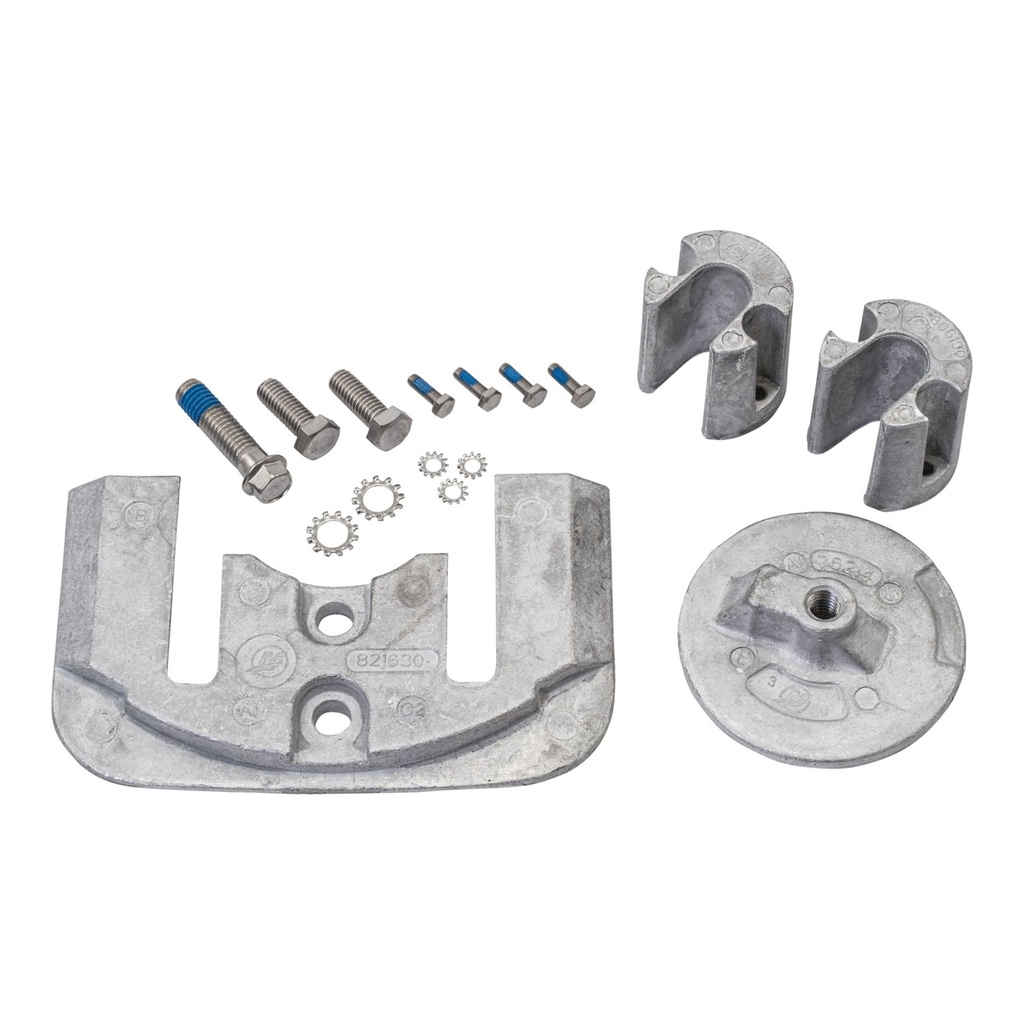 [97 888761Q03] QUICKSILVER MERCRUISER ANODE KIT BRAVO II / III (888761Q03)