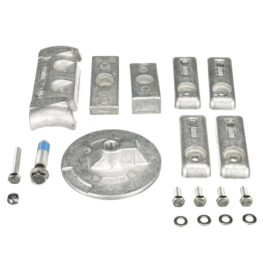 [97 8M0126671] MERCURY ANODE KIT VERADO L6 200-300HP OR V6 V8 AMS VERADO (8M0126671)