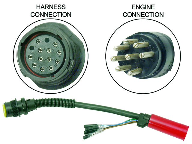 [84 896539T01] ADAPTER - NON DTS 14 PIN TO 8 PIN (896539T01)