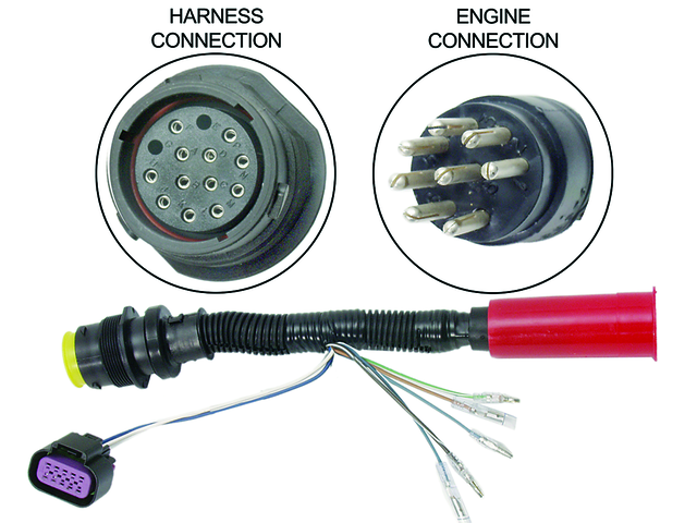[84 892092T01] ADAPTER - NON DTS 14 PIN TO 8 PIN (892092T01)