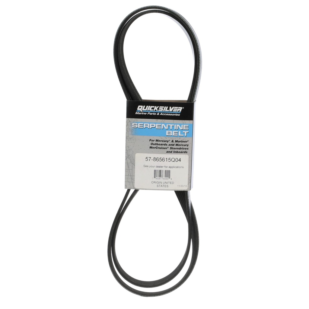 [57 865615Q04] MERCURY MERCRUISER BELT SERPENTINE ALPHA (865615Q04)