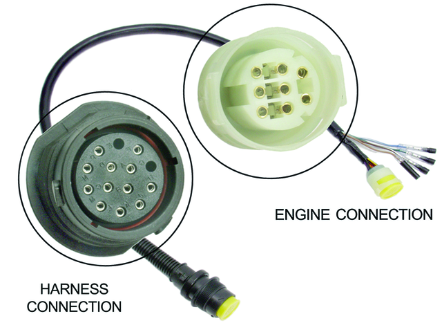 [84 896541T01] ADAPTER - NON DTS 14 PIN TO 8 PIN - 3 FT (896541T01)