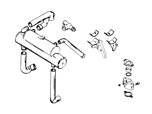 [807639A 3] MERCURY CLOSED COOLING KIT (807639A3)