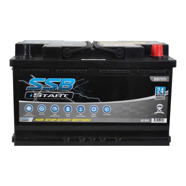 [8M8034735] SS75Ti Cranking AGM Battery (8M8034735)