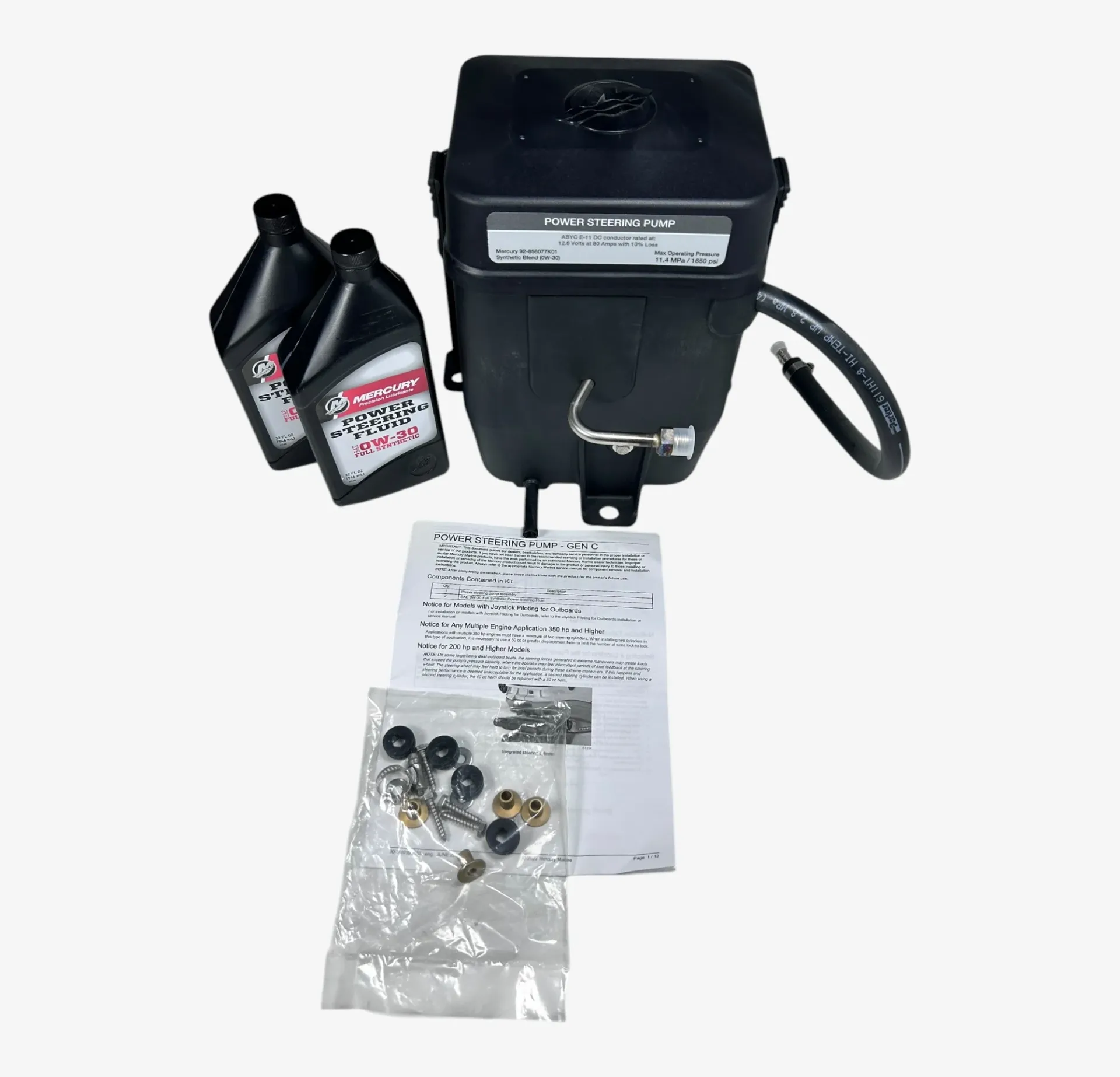 [8M0199048] Mercury Gen C Std Power Steering Pump Assembly ssf 8M0148159 (8M0199048)