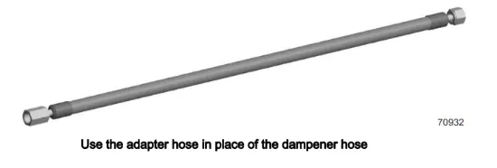 [32 8M0152467] ADAPTOR-HOSE FOR MERCURY GEN C STEERING PUMP - REPLACES DAMPENER (8M0152467)