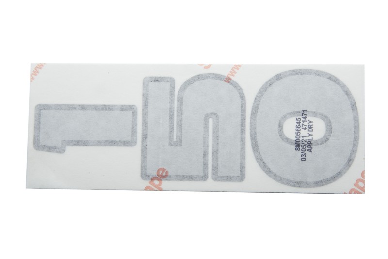 [37 8M0153658] DECAL REAR 150 HP (8M0153658)
