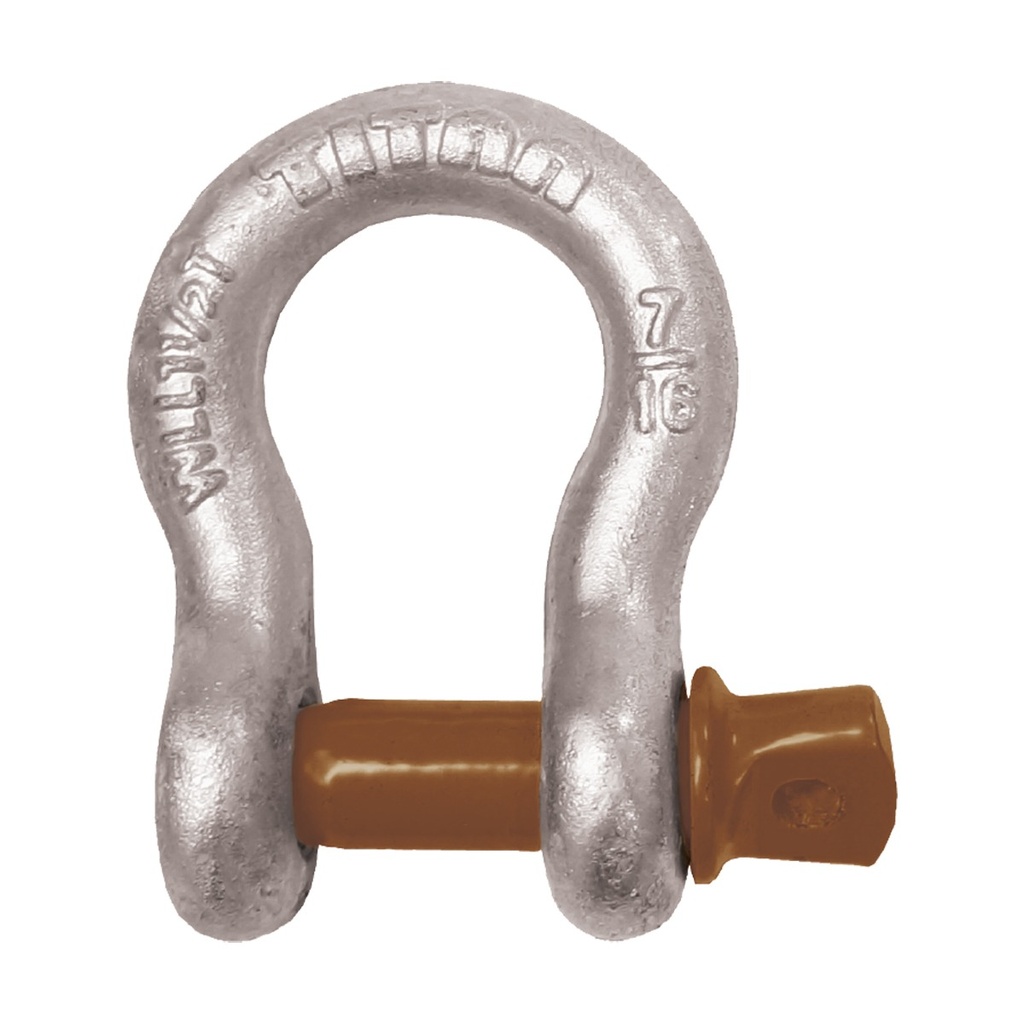 [143078-BLA] TITAN GALVANISED TESTED BOW SHACKLE 13MM (143078)