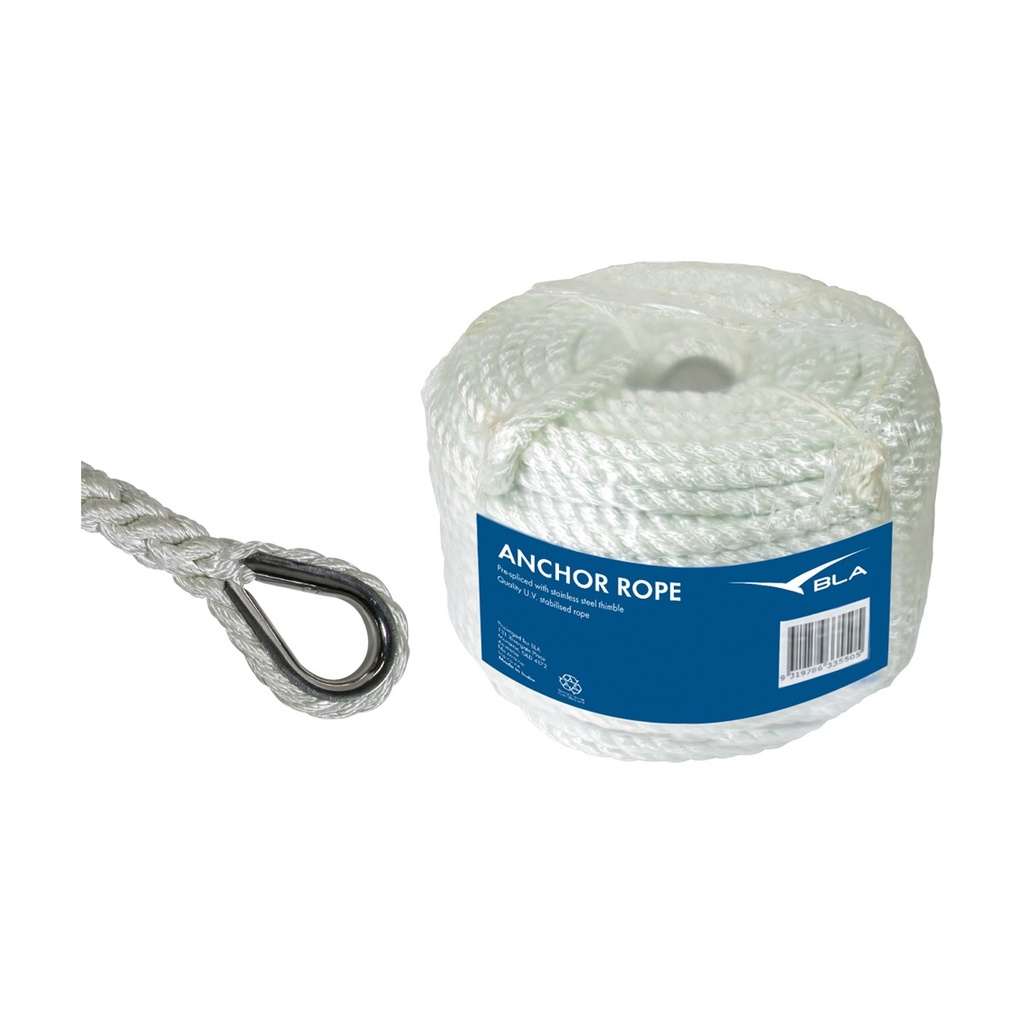 [144242-BLA] BLA NYLON ANCHOR ROPE 12MM X 50M (144242)