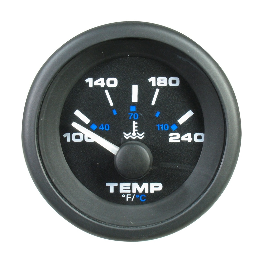 [112242-BLA] VEETHREE PREMIER PRO GAUGE WATER TEMPERATURE 100°-240°F (112242)