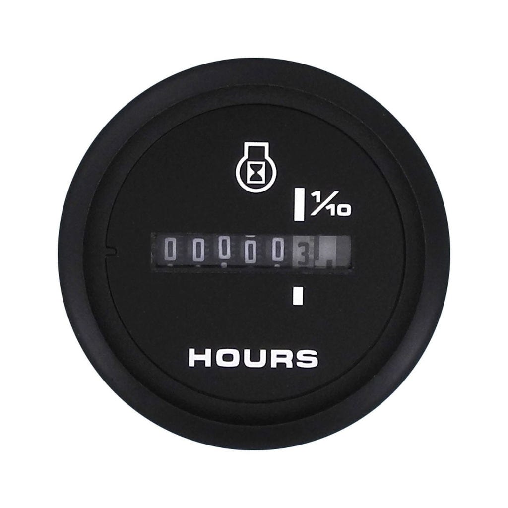[112258-BLA] VEETHREE PREMIER PRO GAUGE HOURMETER (112258)