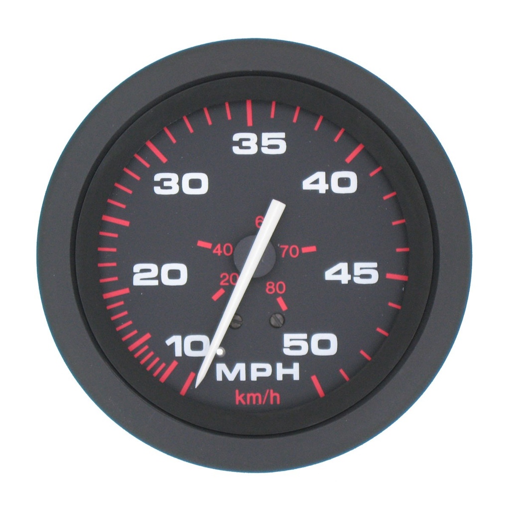 [112286-BLA] VEETHREE AMEGA GAUGE SPEEDOMETER KIT 50MPH (112286)