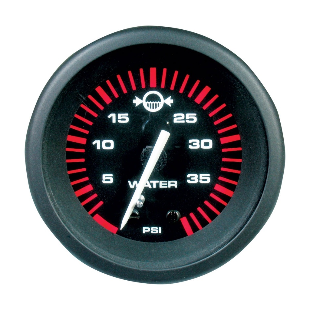 [112296-BLA] VEETHREE AMEGA GAUGE WATER PRESSURE 0-40PSI (112296)
