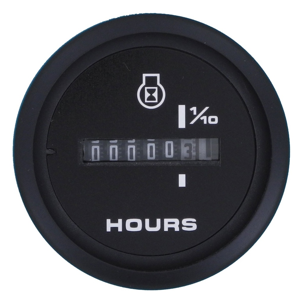 [112306-BLA] VEETHREE AMEGA GAUGE HOURMETER (112306)