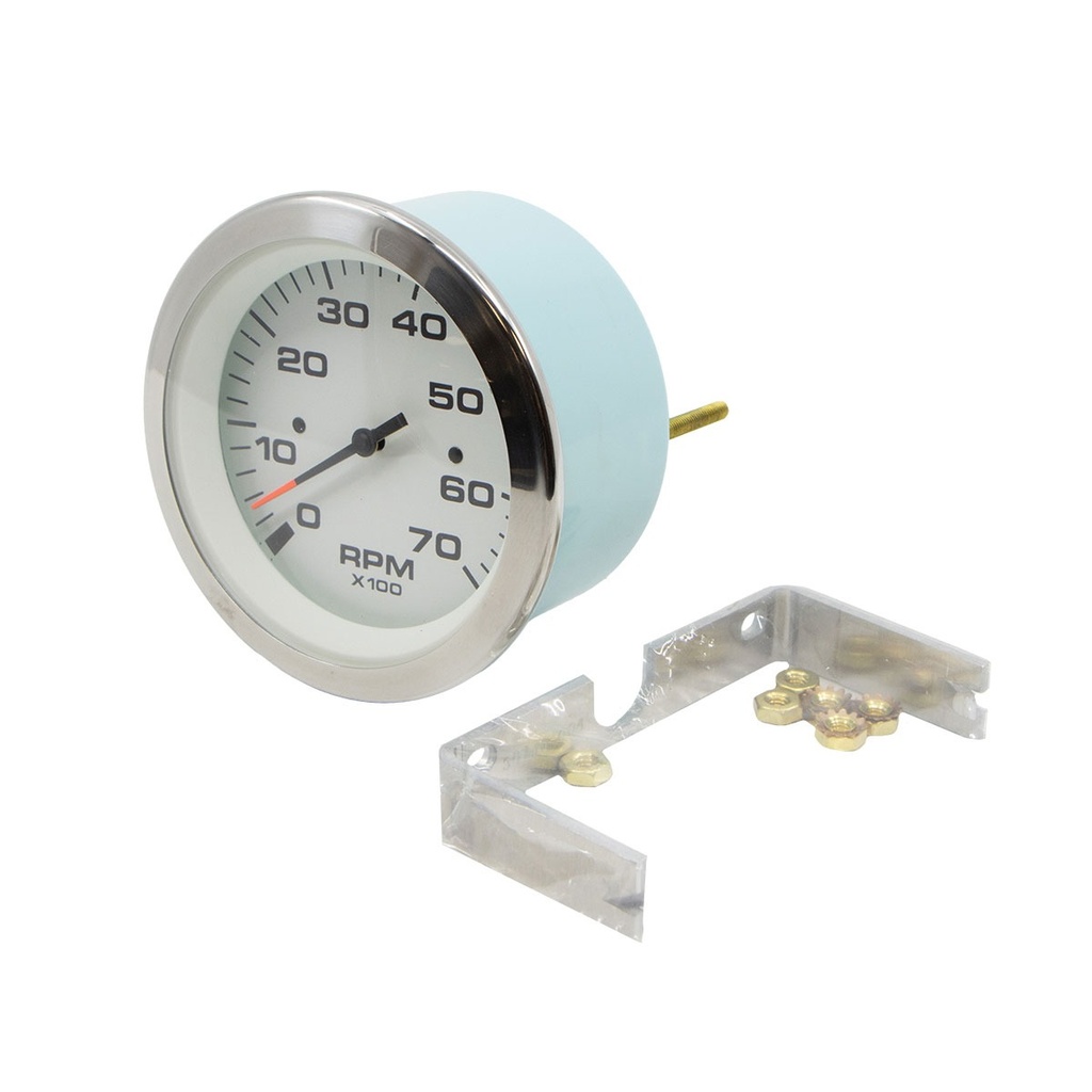 [112332-BLA] VEETHREE LIDO PRO GAUGE TACHOMETER 7000RPM PETROL (112332)