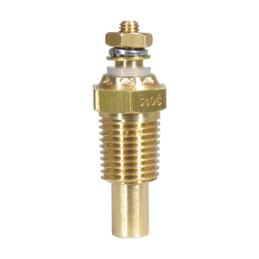 [112414-BLA] VEETHREE WATER TEMPERATURE SENDER 1/4" NPT SINGLE (112414)