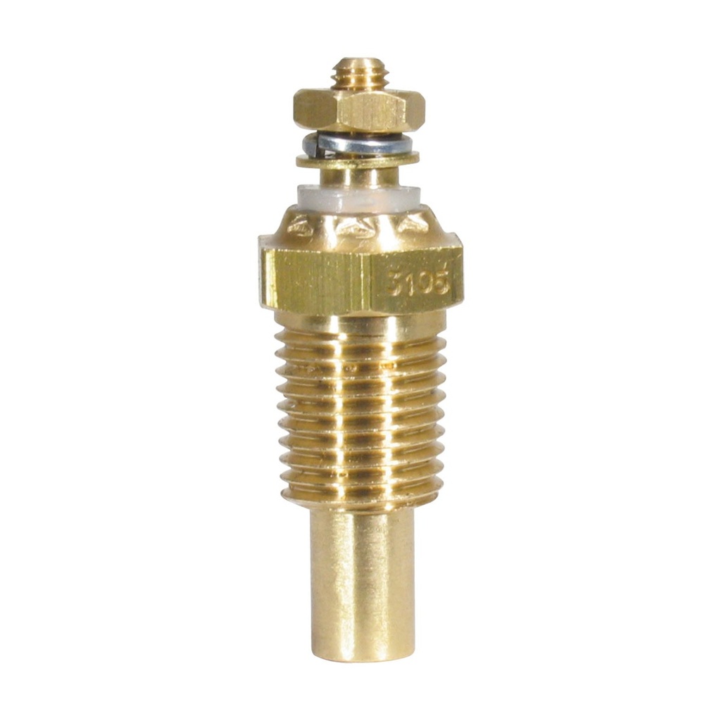 [112416-BLA] VEETHREE WATER TEMPERATURE SENDER 3/8" NPT SINGLE (112416)