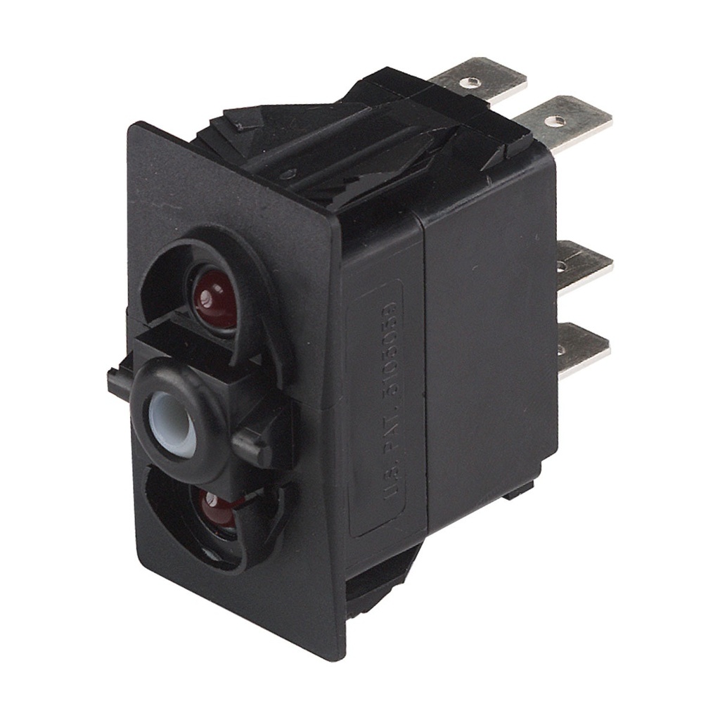[112832-BLA] CZONE ROCKER SWITCH ONLY ON-OFF RED (112832)