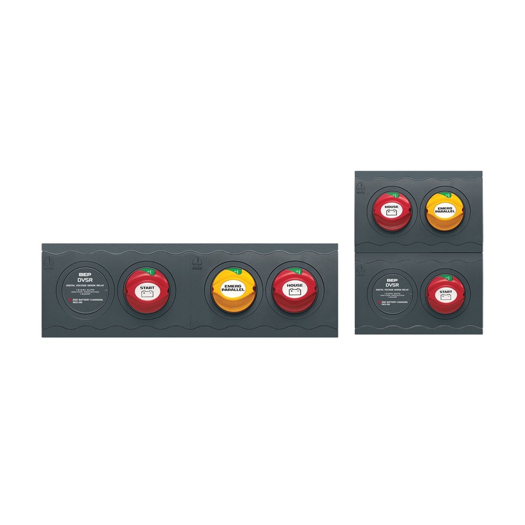 [113014-BLA] BEP CONTOUR BATTERY DISTRUBTION PANEL 1 ENGINE 2 BANK W/ VSR (113014)