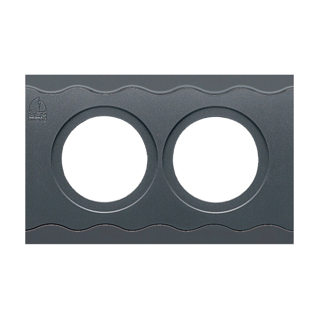 [113050-BLA] BEP CONTOUR CONNECT KITSET PANEL 2 SWITCH (113050)