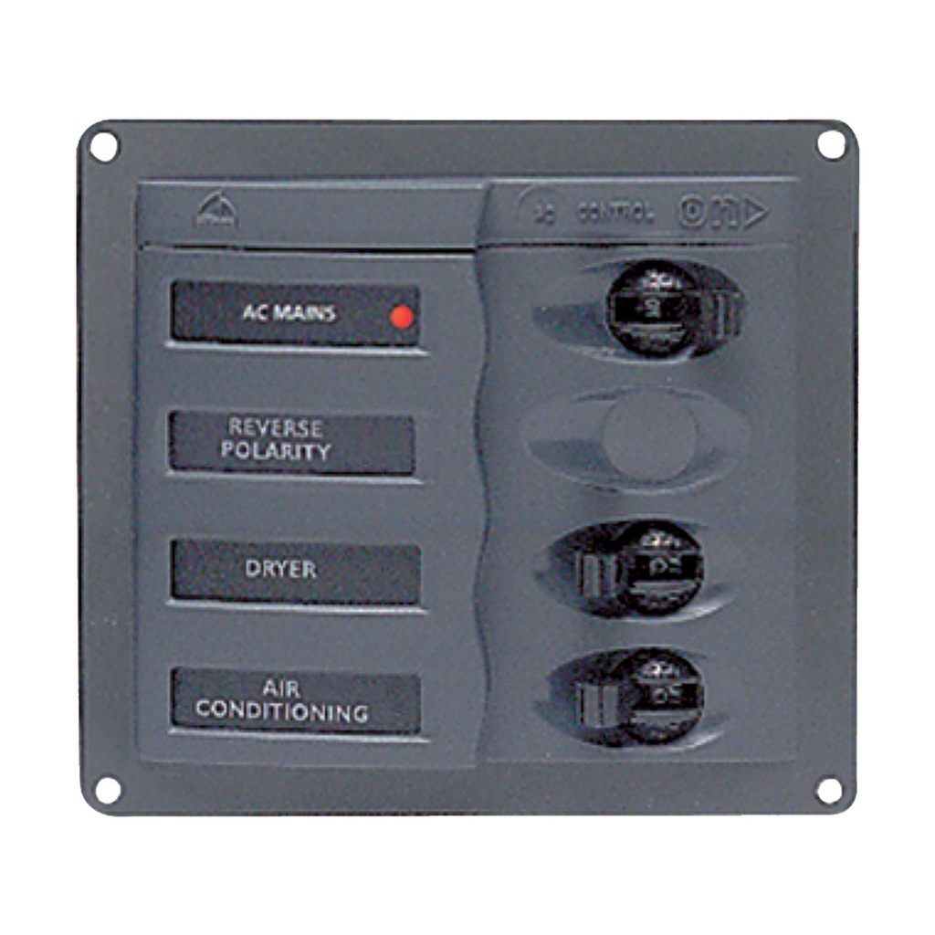 [113219-BLA] BEP AC CIRCUIT BREAKER PANEL 2CB 230V (113219)