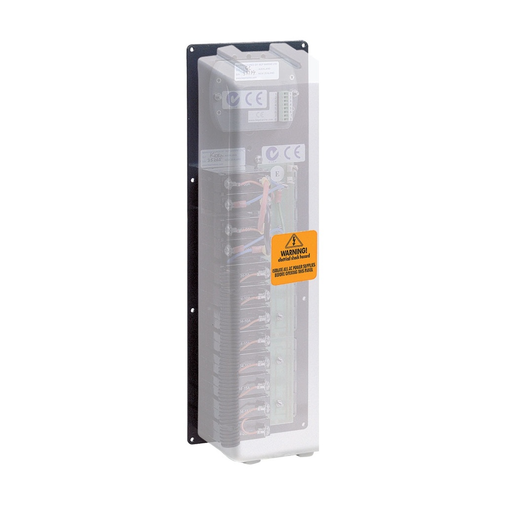 [113235-BLA] BEP AC CIRCUIT BREAKER COVER 1 COLUMN + METER (113235)