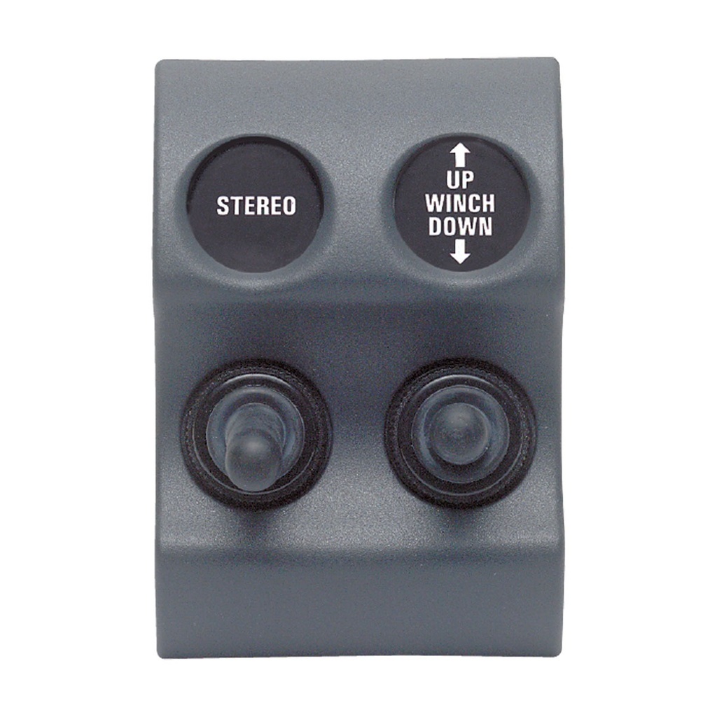 [113284-BLA] BEP MICRO SERIES SWITCH PANEL 1 ON-OFF 1 (ON)-OFF (113284)