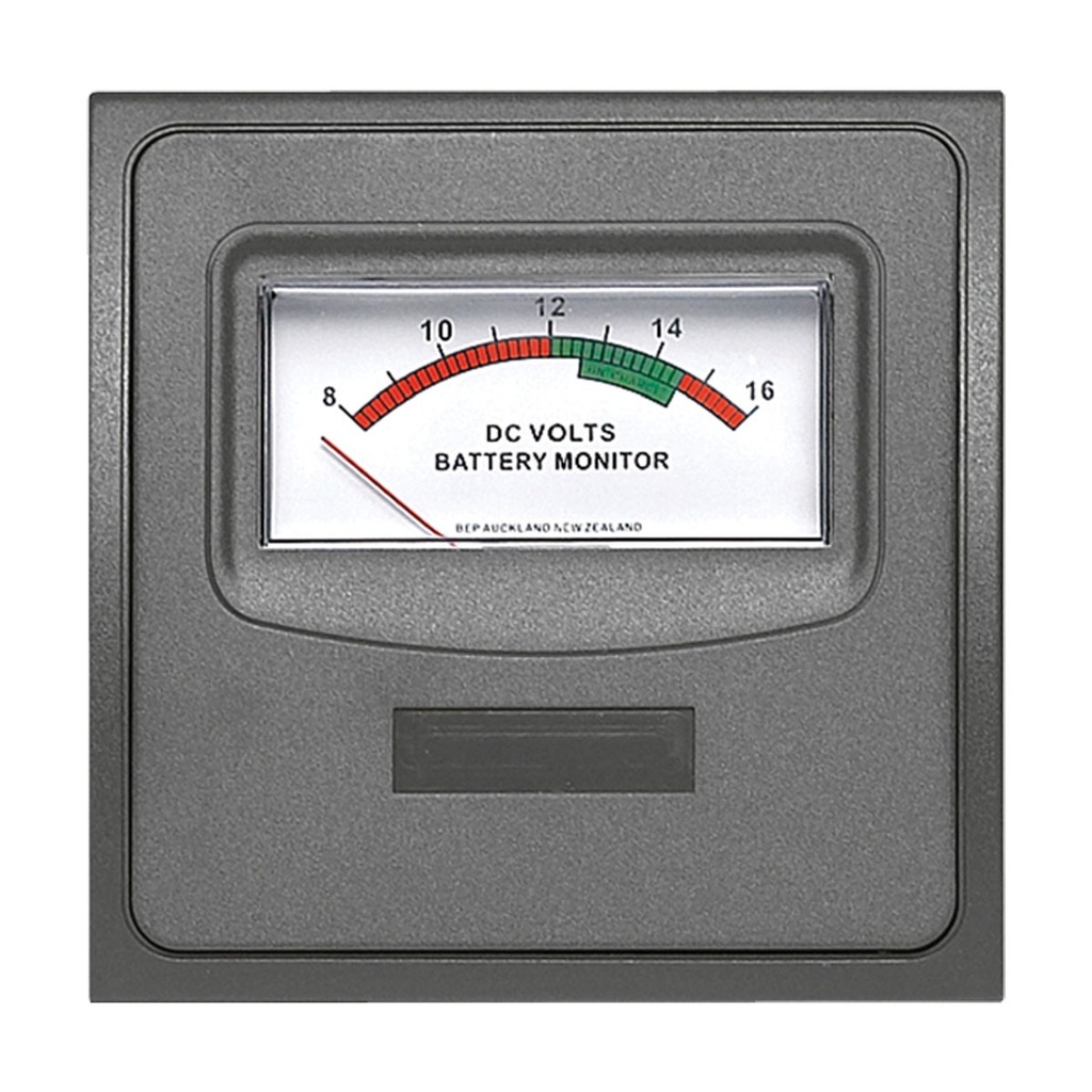 [113348-BLA] BEP CONTOUR 1000 SERIES PANEL VOLTMETER 8-16V (113348)