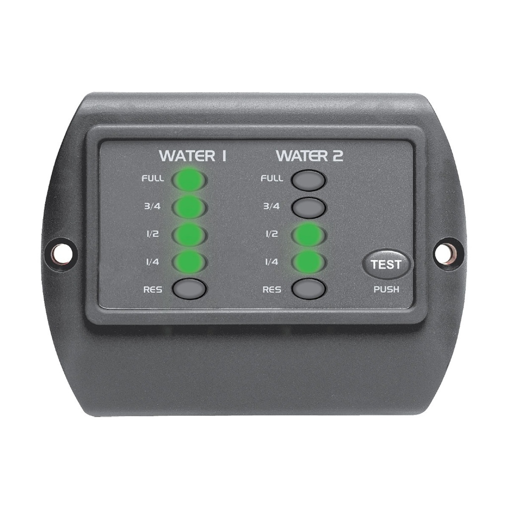 [113398-BLA] BEP CONTOUR MATRIX LED TANK GAUGE 2 TANK (113398)