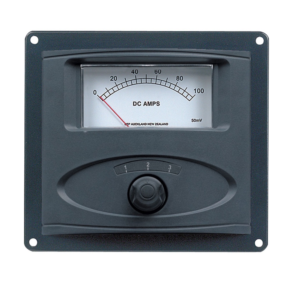 [113414-BLA] BEP CONTOUR PANEL ANALOG AMMETER 0-100A (113414)