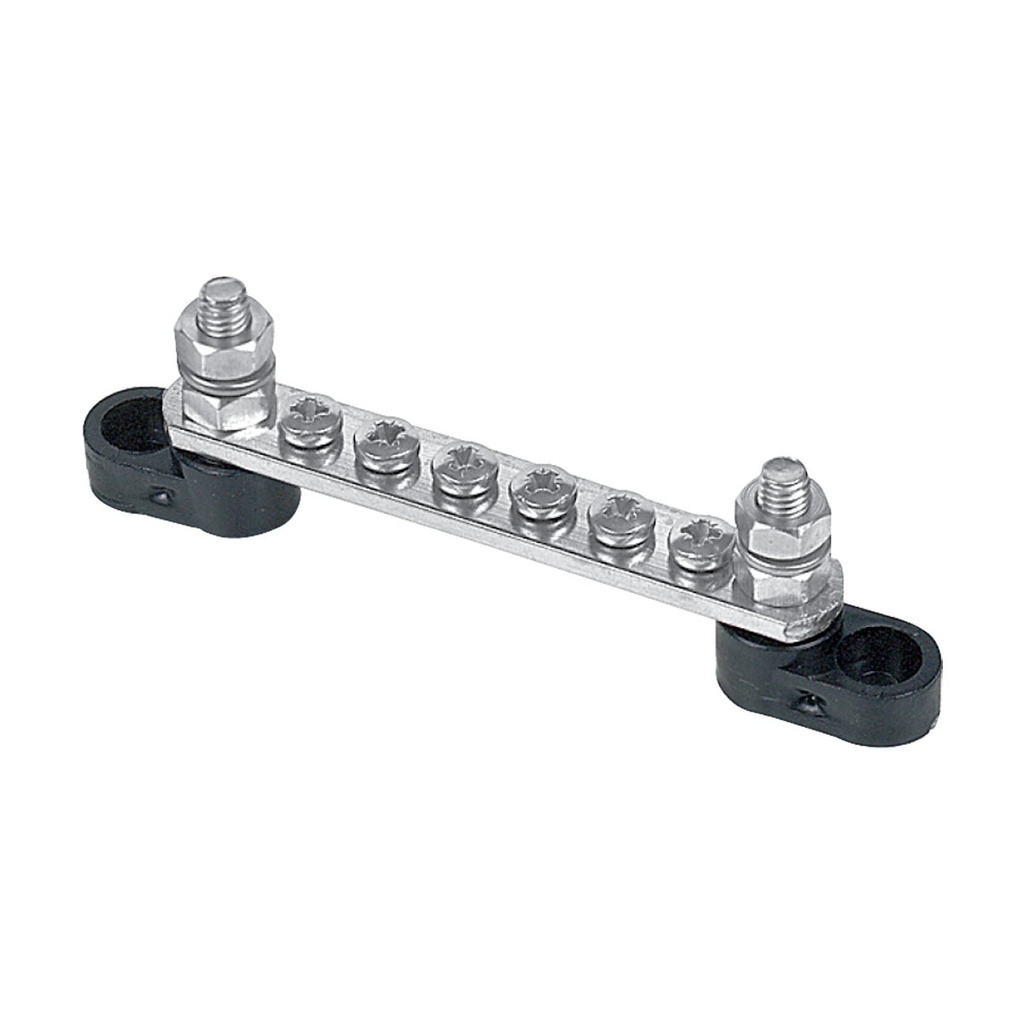 [113504-BLA] BEP BUS BAR 6 WAY 2 STUD (113504)