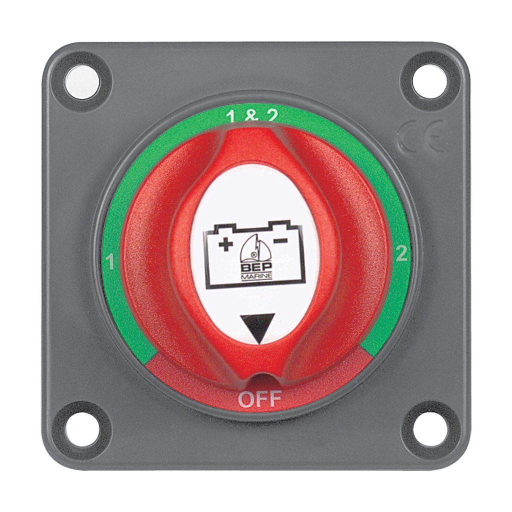 [113553-BLA] BEP CONTOUR 4 POSTION BATTERY SWITCH PANEL MOUNT (113553)
