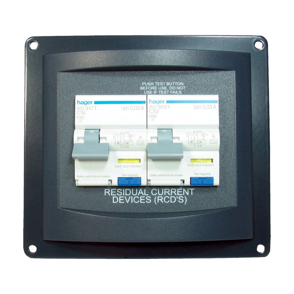 [113645-BLA] BEP RCD PANEL 16A & 32A (113645)