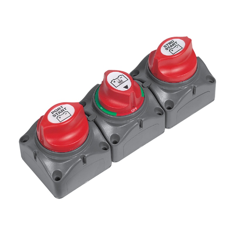 [113666-BLA] BEP BATTERY SWITCH CLUSTER 2 ENGINE 1 HOUSE 2 BANK (113666)