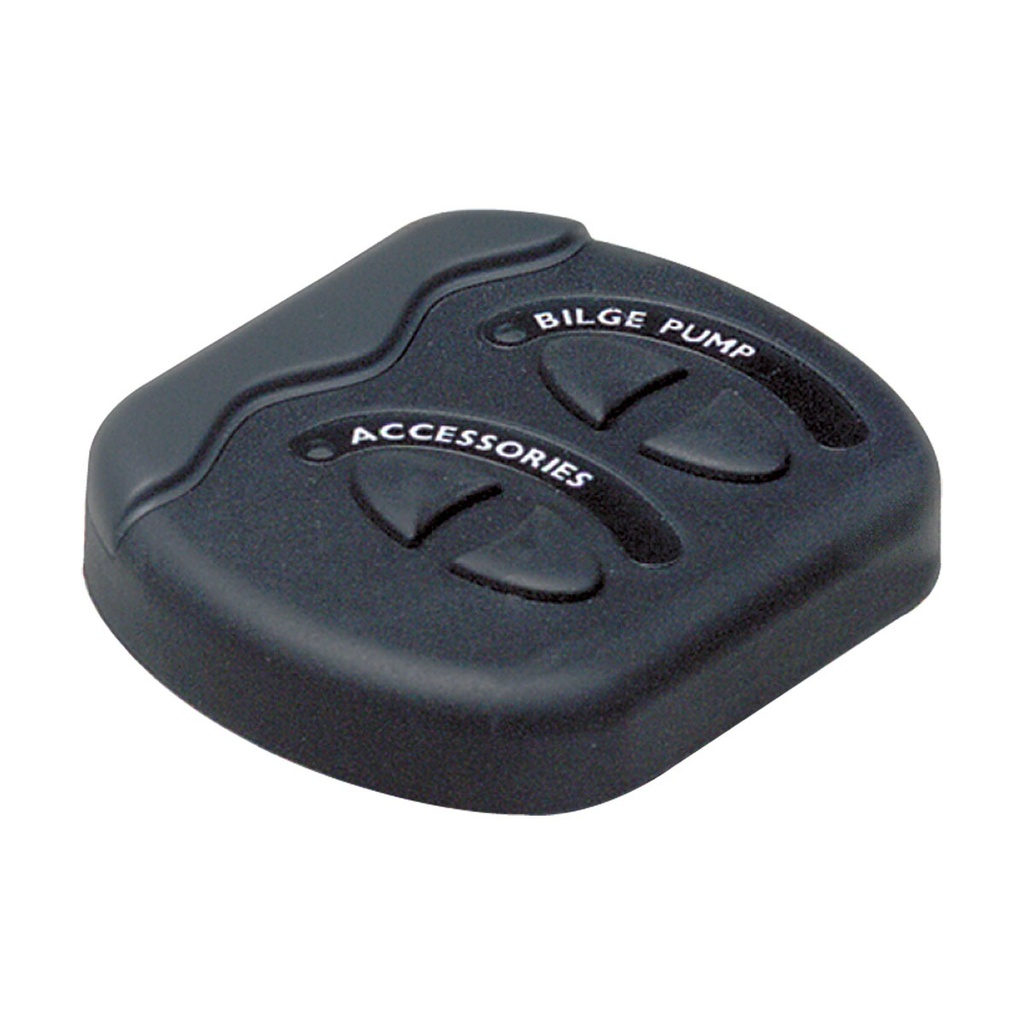 [113756-BLA] BEP CONTOUR GENII SWITCH PANEL 2 POSITION GREY NO FUSE (113756)