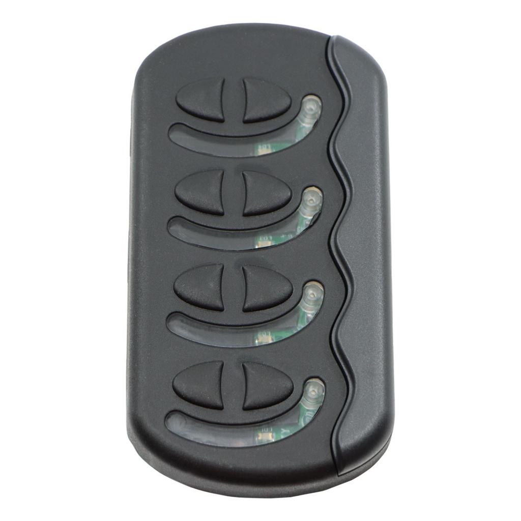[113771-BLA] BEP CONTOUR GENII SWITCH PANEL 4 POSITION GREY FUSED (113771)