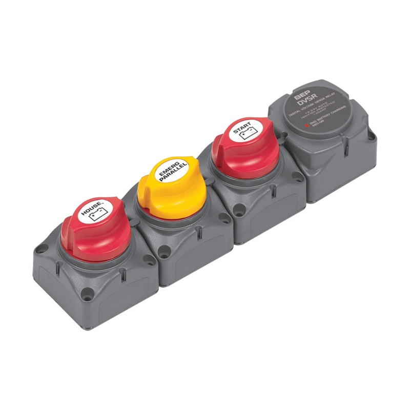 [114070-BLA] BEP BATTERY SWITCH CLUSTER 1 ENGINE 2 BANK DVSR HORIZONTAL (114070)