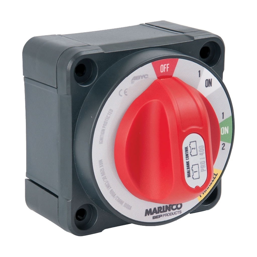 [114088-BLA] BEP PRO INSTALLER DUAL BANK CONTROL BATTERY SWITCH STANDARD (114088)