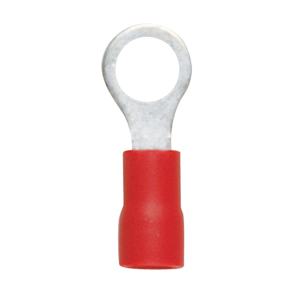 [115303-BLA] CARROLL PRE-INSULATED RING TERMINAL 100 PACK RED 3.2MM (115303)