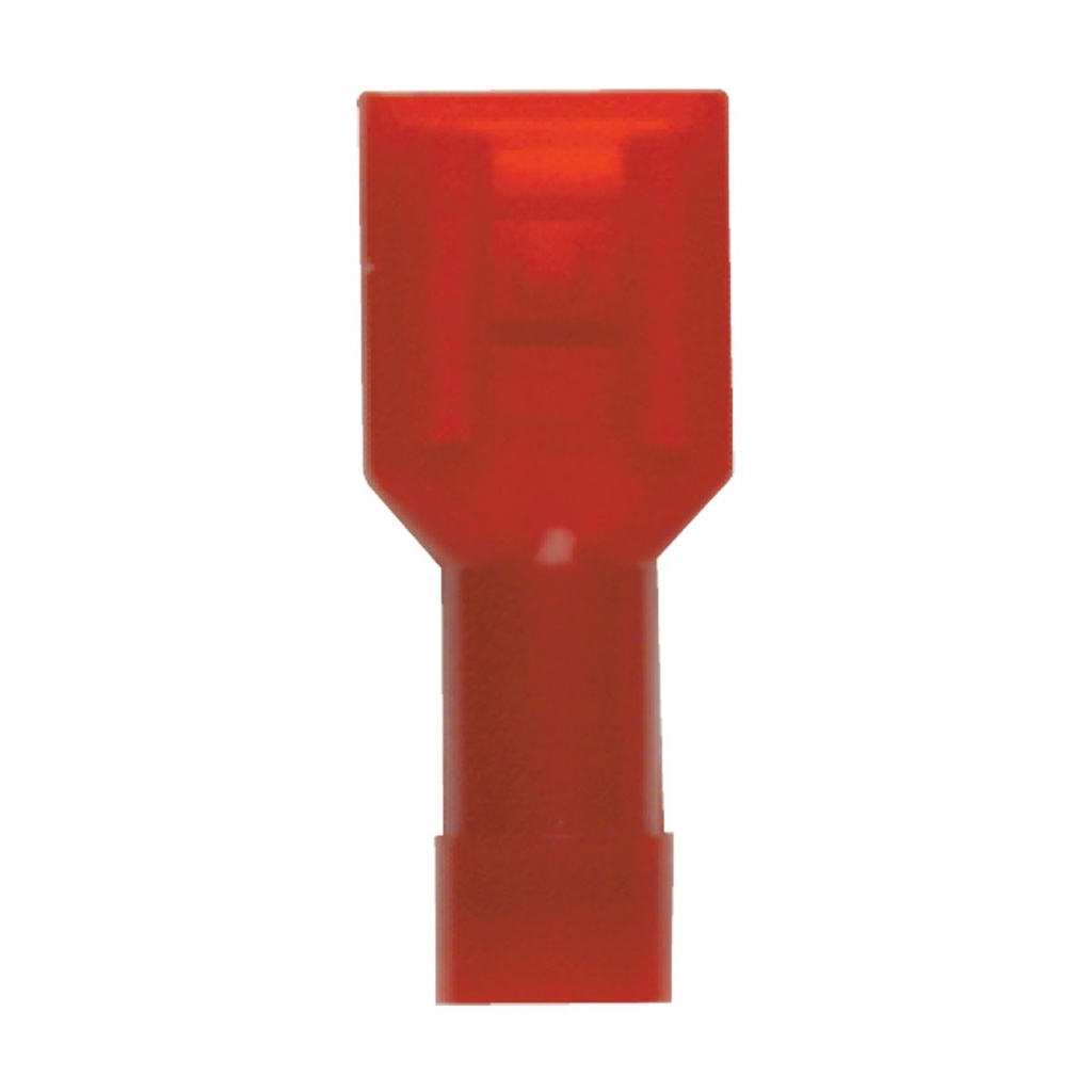 [115481-BLA] CARROLL INSULATED TRANSLUCENT EXTERNAL SPADE TERMINAL 100PAC (115481)