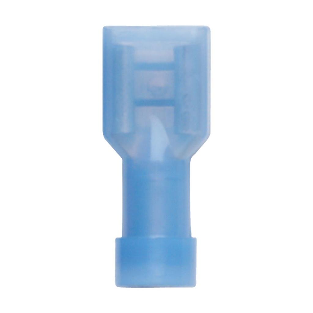 [115484-BLA] CARROLL INSULATED TRANSLUCENT EXTERNAL SPADE TERMINAL 10 PAC (115484)
