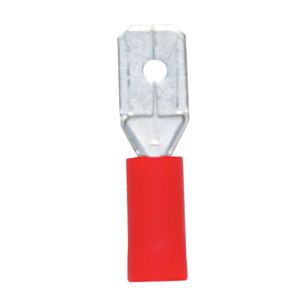 [115493-BLA] CARROLL PRE-INSULATED SPADE TERMINAL 100 PACK RED (115493)