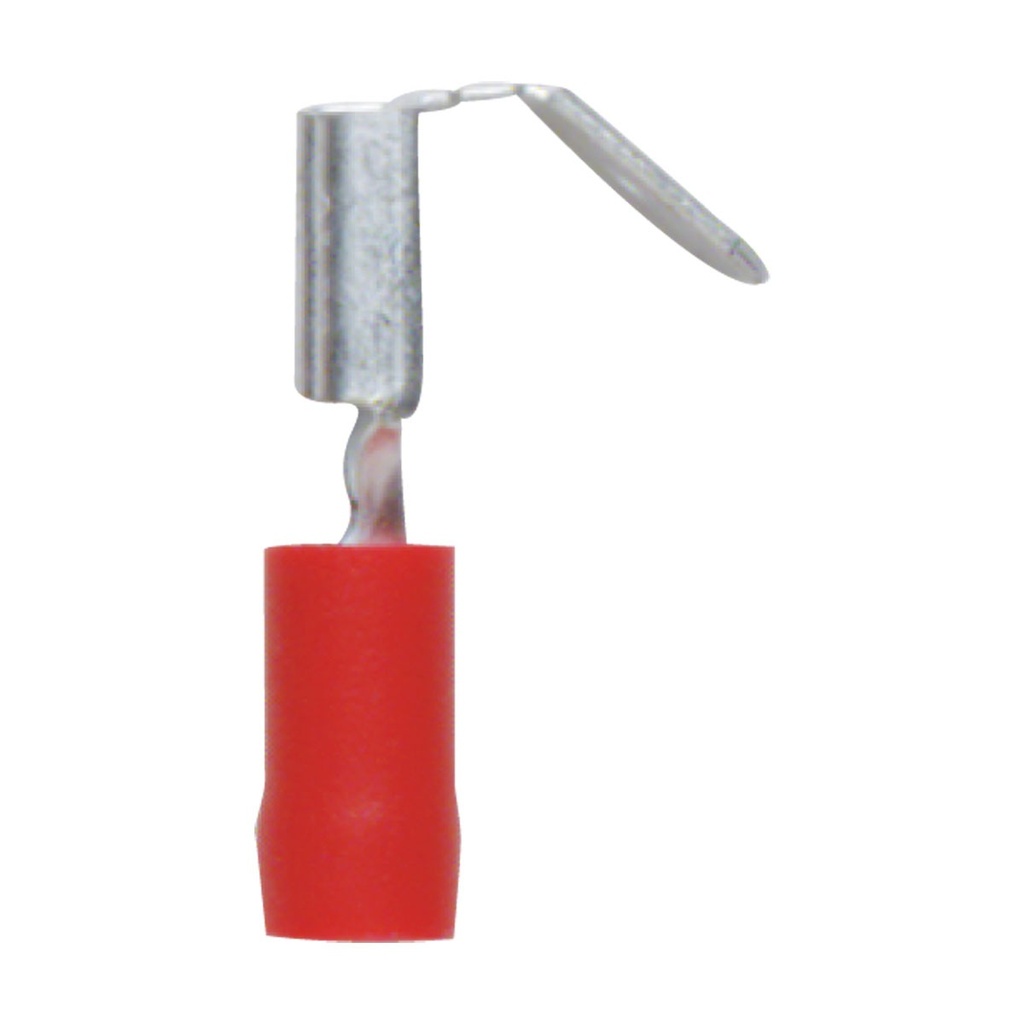 [115517-BLA] CARROLL PRE-INSULATED PIGGY BACK SPADE TERMINAL 100 PACK RED (115517)